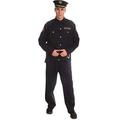 Dress Up America Police Costume For Adults - Shirt, Pants, Hat, Belt, Gun Holster and handcuffs Cop Set