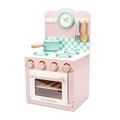 Le Toy Van - Educational Wooden Honeybake Oven & Hob Pink Set Pretend Kitchen Play Toy | Boys & Girls Role Play Toy Kitchen Accessories