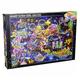 1000 piece jigsaw puzzle Stained Art Disney wish to starry sky and ... (51x73.5cm)