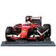 auto-horloge SEBASTIEN VETTEL, FERRARI F1, FORMULA ONE, MODELS CAR WITH CLOCK ON STAND 02