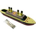 Titanic pop-pop candle boat replica tin toy