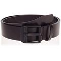 Diesel Men's Bluestar Belt, Black/Zama Nera Lucida, 105 UK