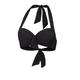 Seafolly S065 Soft Cup Halter - Swimsuit Top - Woman - Black (Black), 40 (Manufacturer Size 12)