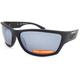 Bloc Bail Polarized Sunglasses Matte Black With Silver Mirror XP460