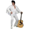 Mens King of Rock Deluxe Costume Small UK 38/40" for 70s Elvis Vegas Fancy Dress