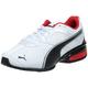 PUMA Men's Tazon 6 Cross Trainer Shoe, Puma White Puma Black Puma Silver, 11 UK