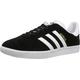 adidas Unisex Gazelle Multisport Outdoor Shoes, Black White Gold Metallic, 8.5 UK