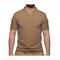Velocity Systems Boss Rugby Shirt Short Sleeves - Boss Rugby Shirt Short Sleeve Coyote Brown Med