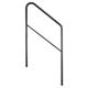 Stageworx Stair Railing 3 - 4 Steps Bk