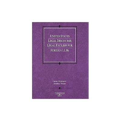 United States Legal Discourse by Craig Hoffman (Paperback - West Group)