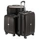 HAUPTSTADTKOFFER - X-Berg - 3er Koffer-Set Koffer Trolley Hartschalenkoffer, TSA (S, M, L ), Graphit