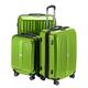 HAUPTSTADTKOFFER - X-Berg - 3er Koffer-Set Koffer Trolley Hartschalenkoffer, TSA (S, M, L ), Apfelgrün