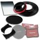 WonderPana 66 FreeArc Essentials ND 0.6HE Kit - Rotating 145mm Filter System Holder, Lens Cap, Fotodiox Pro 6.6"x8.5" 0.6 (2-stop) Hard Edge Grad ND and 145mm ND16 (4-Stop) Filters for the Panasonic Lumix G Vario 7-14mm f/4.0 Aspherical Lens (Micro...