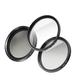 Walimex Pro Filter Starter Komplett-Set (Durchmesser 58mm, MC inkl. Polfilter, UV Filter und ND Fader Graufilter)