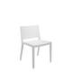 Kartell Lizz Mat Essstühle, Plastik, weiß, 52 x 74.5 x 50 cm