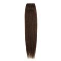Love Hair Extensions – LHe/A1/W/18/4 – 100% Echthaar – Rut – 100 g – Farbe 4 – Braun Kastanienbraun – 46 cm