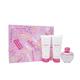 Moschino Pink Bouquet Geschenkset für Sie (EdT 50ml, Duschgel 100ml + Bodylotion 100ml)