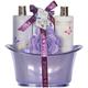 Gloss! Retro Badewanne - Schimmer von Belle & Whistle - Lilac - 4 Stk, 1er Pack (1 x 1 Stück) Geschenk-Box - Bade-Geschenk