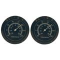 Namiba Terra 20710 Mini Thermometer Analog rund Doppel-Pack, ø 38 mm, schwarz