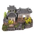 Nobby 28019 Aquarium Dekoration Aqua Ornaments ASIATISCHER TEMPEL mit Pflanzen; L19 x B15 x H12 cm