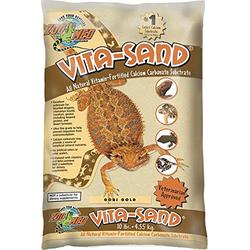 Zoo Med VG-10 Vita-Sand Gobi Gold, 4.5 kg, Terrariensand für Reptilien, mit Vitaminen