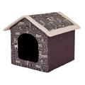 HobbyDog Hundehöhle Wörter Katzenhöhle Hundehütte Hundebett Katzenbett S-XL (L 52x46cm)