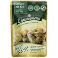 Christopherus Alleinfutter für Katzen, Nassfutter, Sterilisierte Katze, Geflügel mit Reis, 12 x 85 g Beutel
