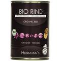 Herrmanns Bio Hundefutter Rind Menu 2 mit Süßkartoffel, Kürbis, Zucchini 400 g, 12er Pack (12 x 400 g)