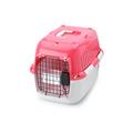 Europet Bernina 661-417911 Transportbox Explorer 50 Sport Edition, 49 x 32 x 32 cm, pastell-rot