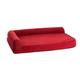 Karlie Orthopädisches Hundebett Ortho Visco, 80 cm x 60 cm x 21 cm, rot