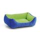 Beeztees 811065 Plueschbett Nager, 33 x 22 x 8 cm, grüe/blau