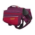 Ruffwear Hunde-Rucksack zum täglichen Gebrauch, Mittelgroße Hunderassen, Größenverstellbar, Größe: M, Violett (Larkspur Purple), Commuter Pack, 5050-580M