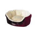 Nobby 60589 Komfort Bett oval Ceno, wein rot