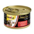 GimCat ShinyCat in Jelly Thunfisch | Katzenfutter mit Thunfisch in Gelee für ausgewachsene Katzen | 24 Dosen (24 x 70 g)