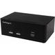 StarTech.com 2 Port KVM Switch mit Dual-VGA und 2-fach USB Hub - USB 2.0