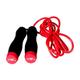 Christopeit Sport Springseil Profi mit Gewichten - verstellbares Fitness-Seil bis 276 cm - Trainingsseil für Erwachsene