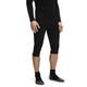 FALKE Herren Baselayer-Hose Wool-Tech 3/4 M TI Wolle Schnelltrocknend 1 Stück, Schwarz (Black 3000), S