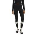 FALKE Damen Baselayer-Hose Wool-Tech 3/4 W TI Wolle Schnelltrocknend 1 Stück, Schwarz (Black 3000), M