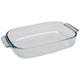 Pyrex 1040733 Ofenform eckig 34 x 22cm, mit Griffen, Glas