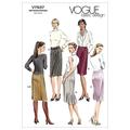 Vogue V7937 VGE A(6-8-10) Schnittmuster zum Nähen, Elegant, Extravagant, Modisch