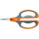 Fiskars Softgrip Comfort-Grip Micro Tip Schere, 18cm, SB-Blister, Stahl, orange/grau 42 x 12.7 x 10.3 cm