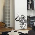 INDIGOS WG30525-70 Wandtattoo w525 Tiger Asien Wandaufkleber 120 x 92 cm, schwarz