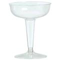Amscan Einweg-Champagner-Gläser, klar, Kunststoff, 118 ml, 32 Stück