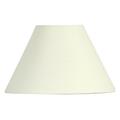 Oaks Lighting Lampenschirm aus Baumwolle, rund/konisch, 40,5 cm, creme