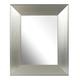 Inov8 MFES-TESL-86 Traditional Spiegelglas-Rahmen, 20 x 15 cm, Packung mit 1, Twin Edge Silber