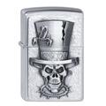 Zippo 2001666 Feuerzeug 200 Skull Top Hat Emblem