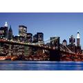 AG Design FTS 0107 Brooklyn Bridge New York, Papier Fototapete - 360x254 cm - 4 teile, Papier, multicolor, 0,1 x 360 x 254 cm