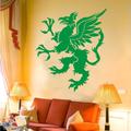 Indigos 4052166132527 Wandtattoo w602 Gold Eagle Wandaufkleber, 96 x 81 cm, grün