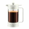 Bodum BEAN Kaffeebereiter für 3 Tassen (Press Filter System, Isoliert, Auslaufschutz, 0,35 liters) cremefarben