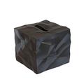 Essey Kosmetiktücher-Box Wipy Cube I, quadratischer Taschentuchspender, Design Taschentuchbox, schwarz